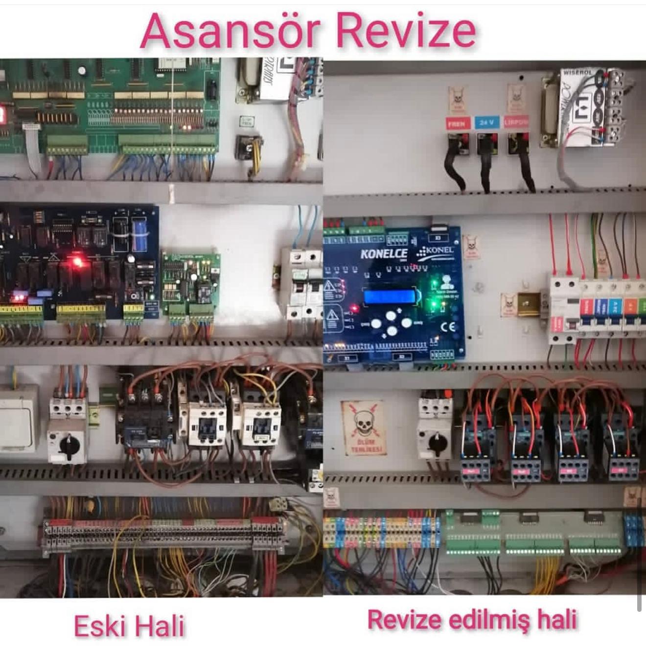 Asansör panosunu Yenileme 
